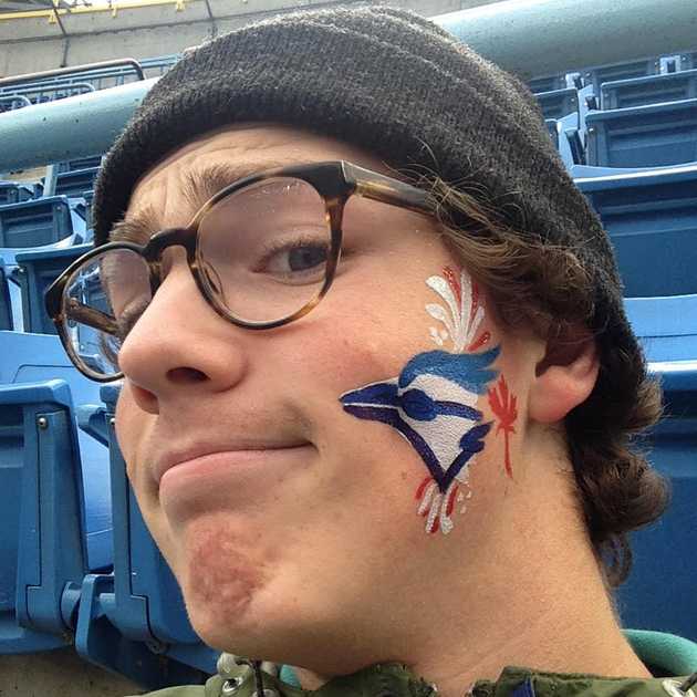The author at a Jays game. JESSE MCDOUGALL/THE VARSITY